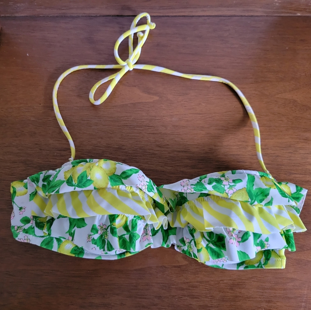 Victoria's Secret strapless swim top 34B